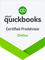 QuickBooks Certified ProAdvisor Online badge